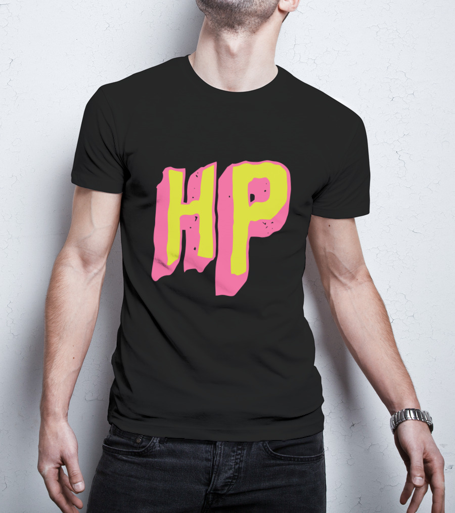 HP Text Pink And Yellow T-Shirt
