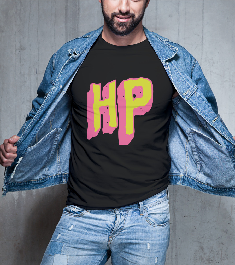 HP Text Pink And Yellow T-Shirt