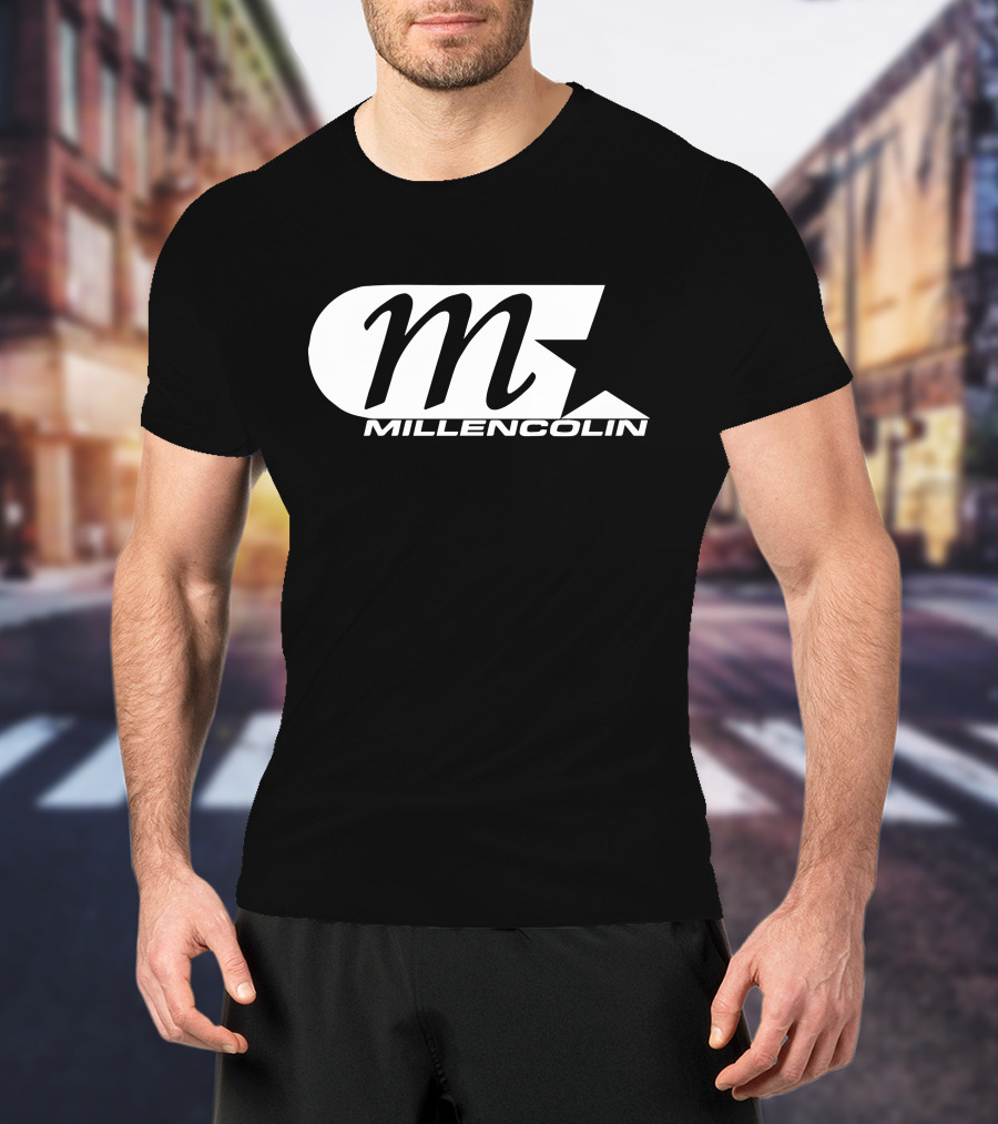 Millencolin M Star Logo Merch Black White Branding T-Shirt