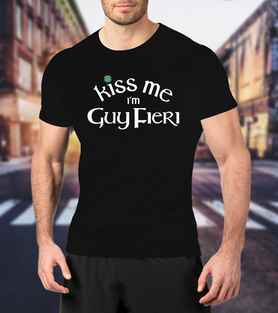 Guy Fieri Kiss Me I'm Guy Fieri Shamrock T-Shirt
