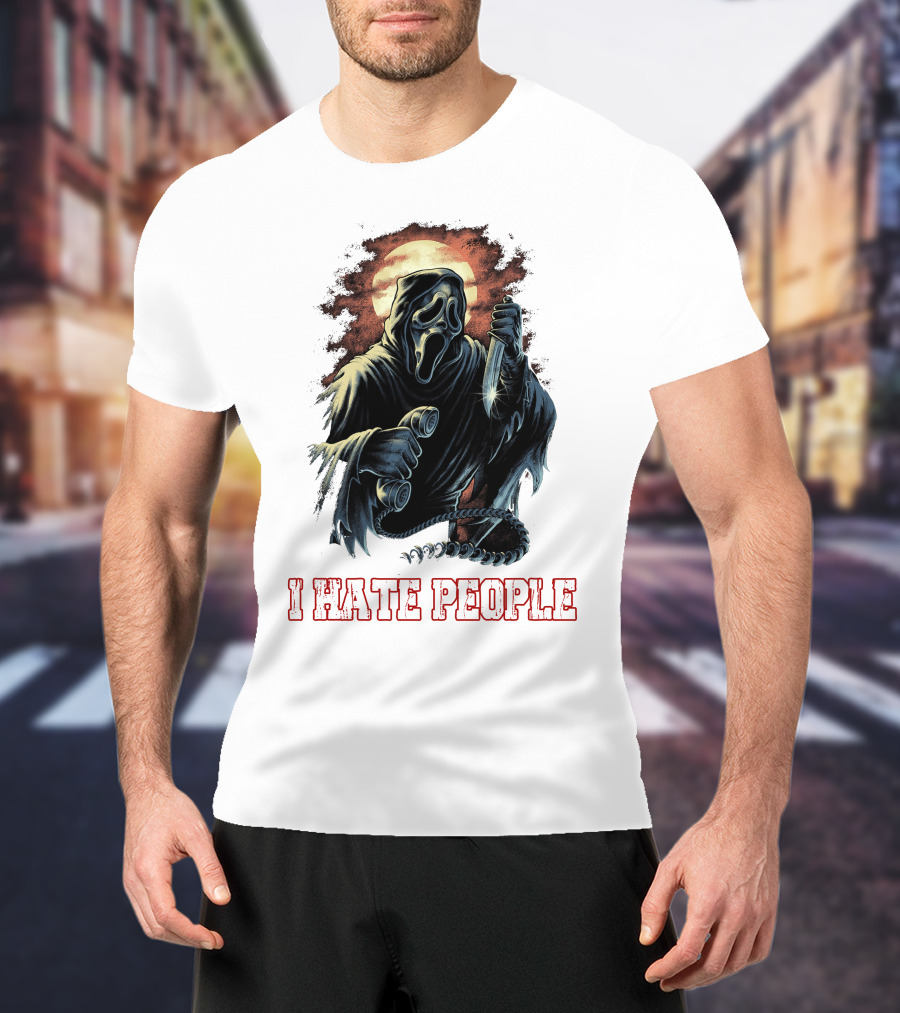 Ghostface I Hate People T-Shirt