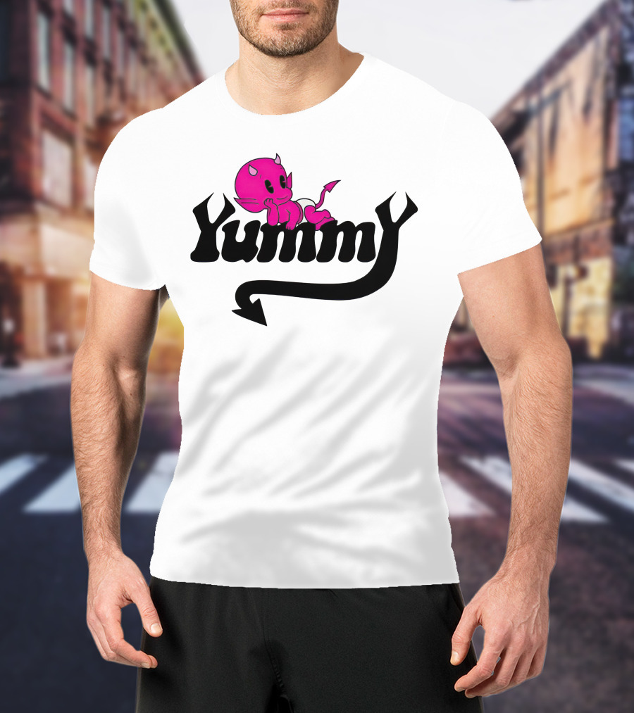 Yummy Pink Devil Tara Yummyy Merch T-Shirt