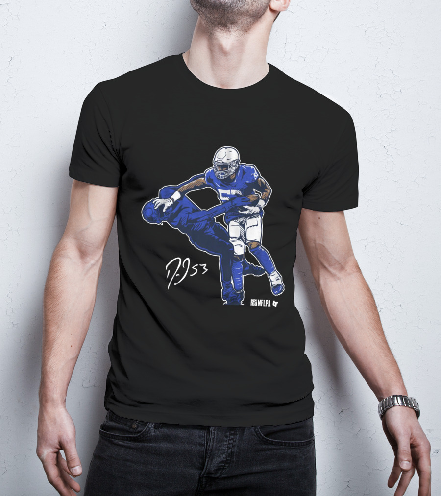 Darius Leonard NFLPA Stiff Arm 53 Sports T-Shirt
