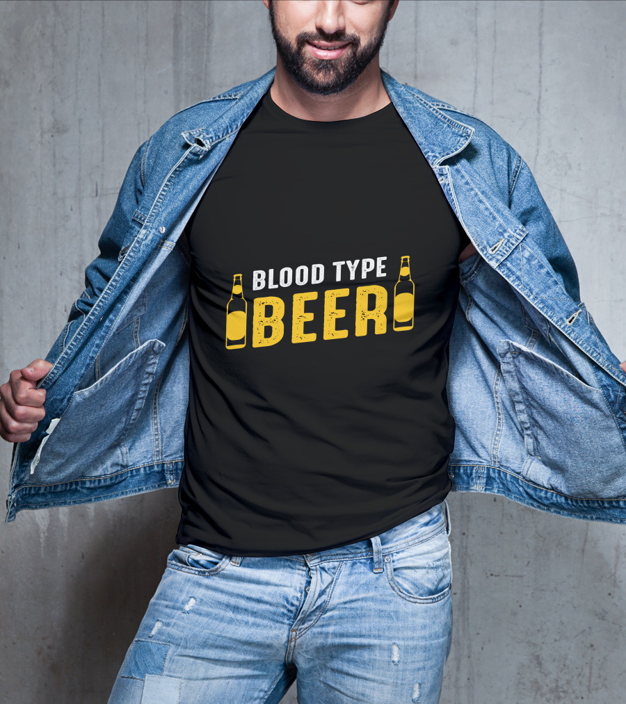 Blood Type Beer Bottles T-Shirt