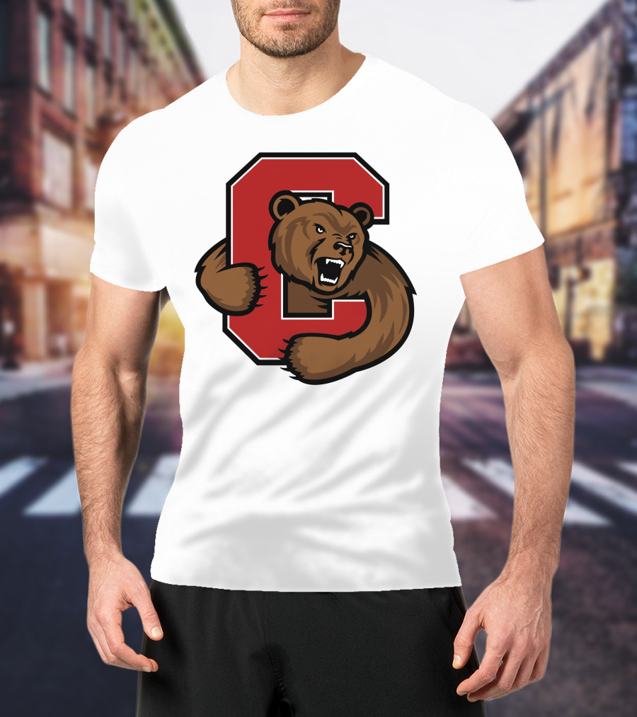 Cornell Big Red Bear Logo C T-Shirt