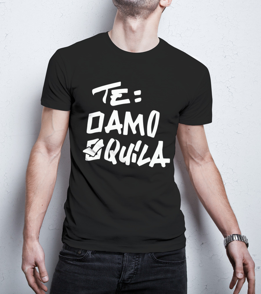 Te Amo Tequila Checked Box T-Shirt