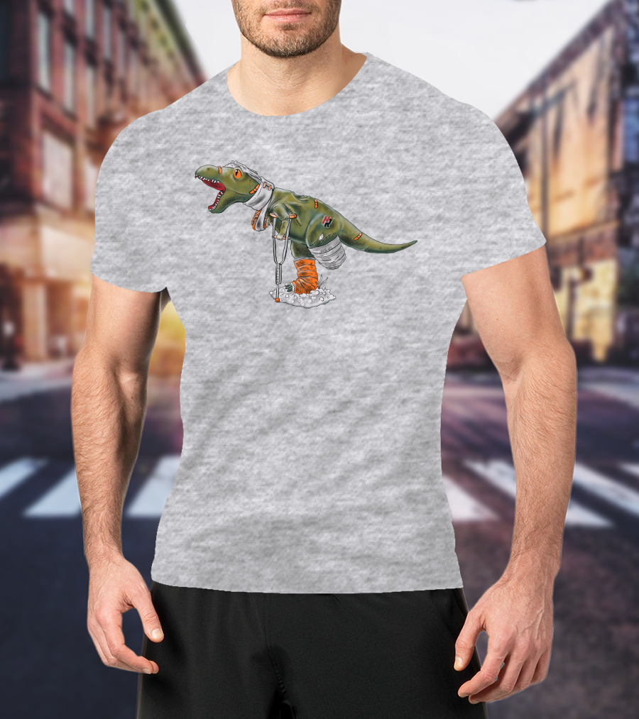 How Ridiculous Merch Injured Rexy Navy T-Shirt