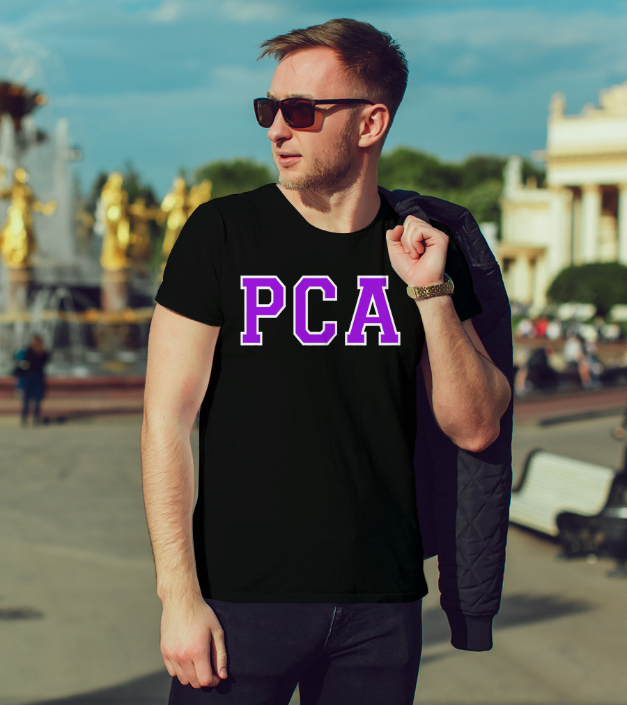 PCA Purple Varsity Letters T-Shirt