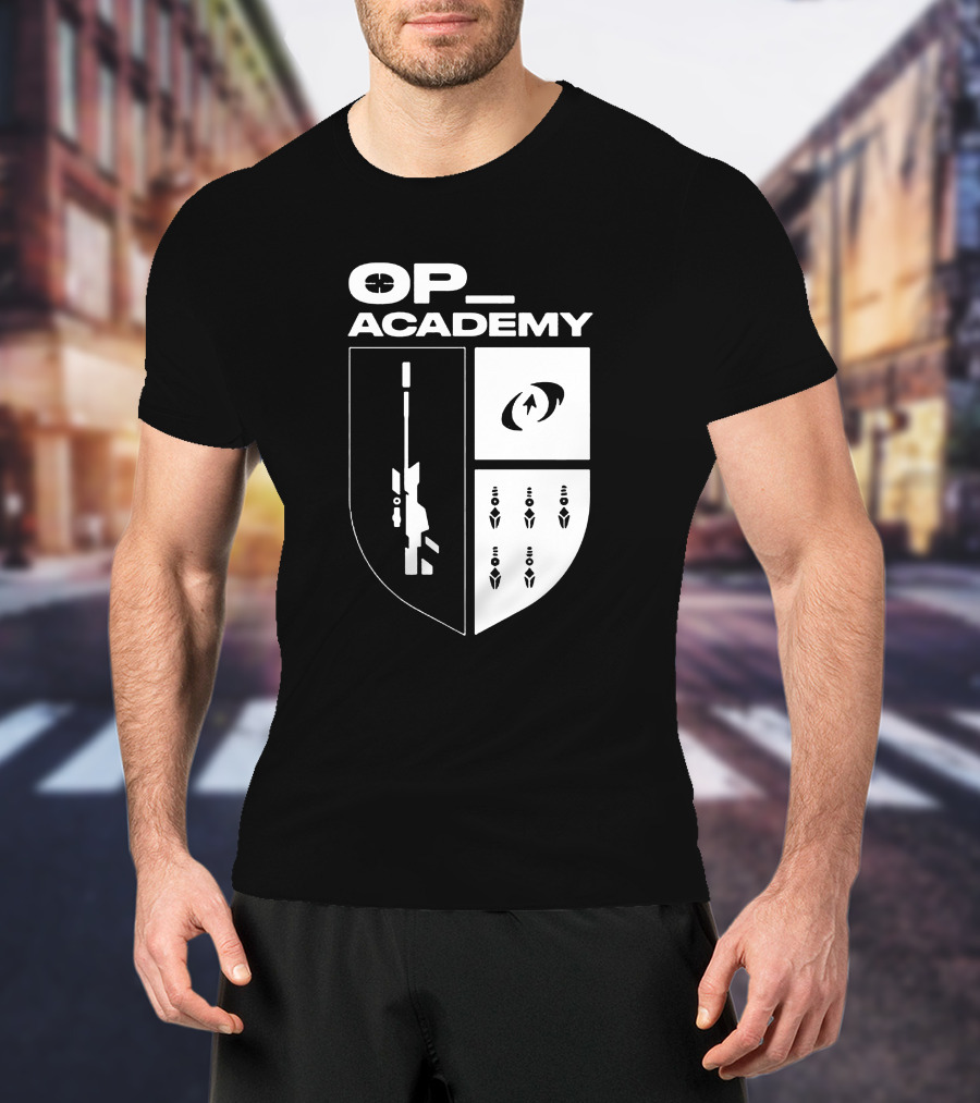 Cdnthe3rd Merch Op Academy Sniper Shield Tactical Icons T-Shirt