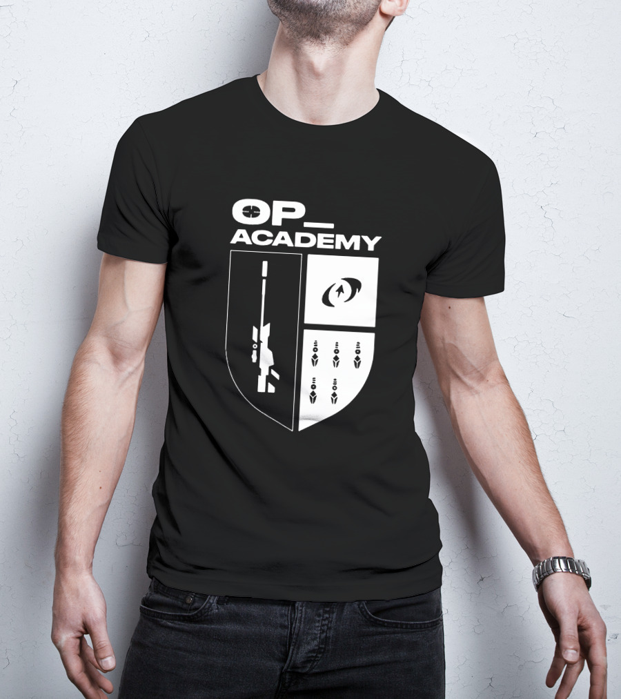 Cdnthe3rd Merch Op Academy Sniper Shield Tactical Icons T-Shirt