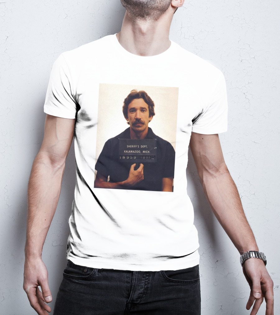 Tim Allen Sheriff's Dept Mugshot Kalamazoo Mich 18559 0047 T-Shirt