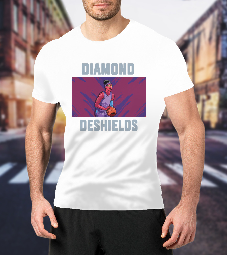 Diamond Deshields Basketball Player T-Shirt
