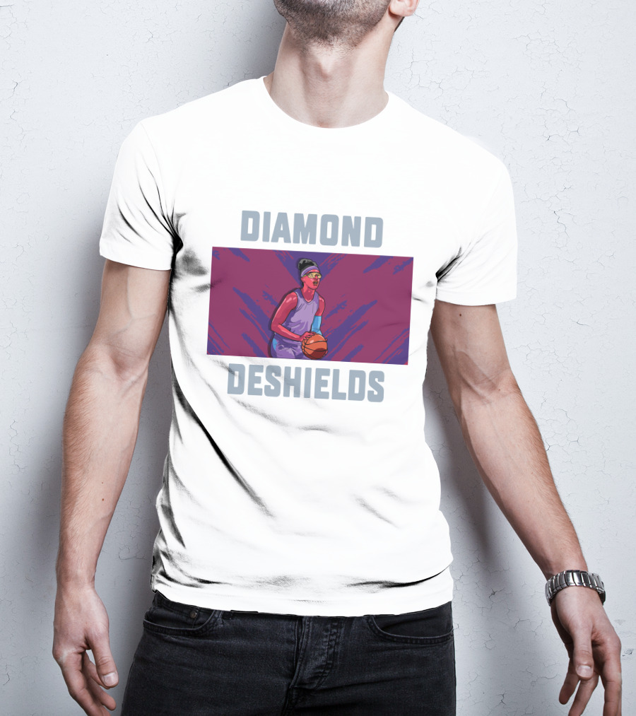 Diamond Deshields Basketball Player T-Shirt