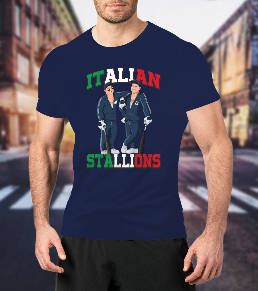 Italian Stallions 45 13 Short Porch T-Shirt