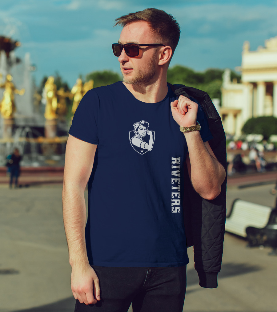 Steel Stretch Riveters Rivetershockeyshop Rosie The Riveter T-Shirt