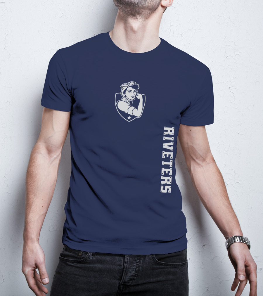 Steel Stretch Riveters Rivetershockeyshop Rosie The Riveter T-Shirt