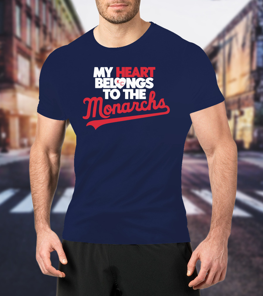 My Heart Belongs To The KC Monarchs T-Shirt