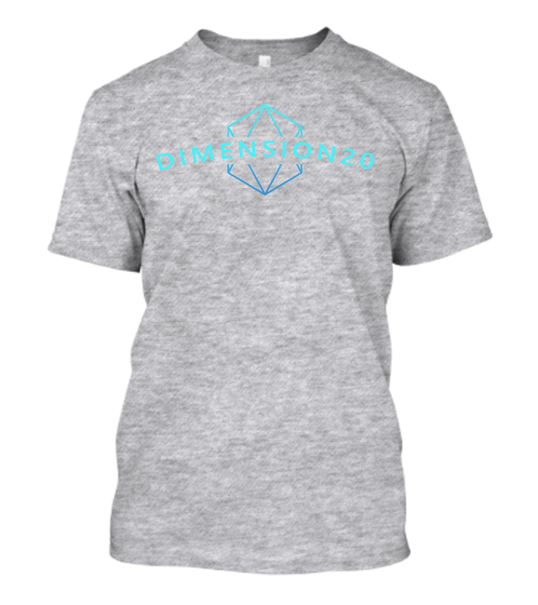 Dimension 20 Merch Geometric Logo Design Dimension 20 T-Shirt