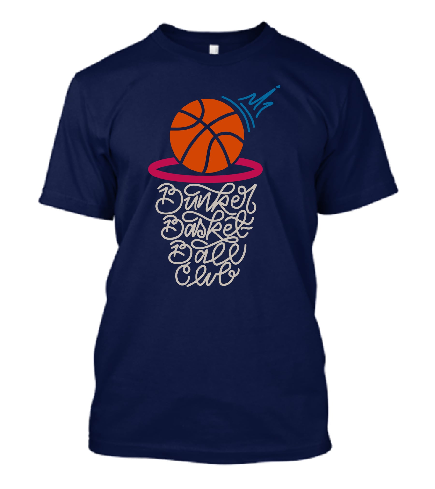 Bunker Branding Basketball Club Ball Net Script T-Shirt