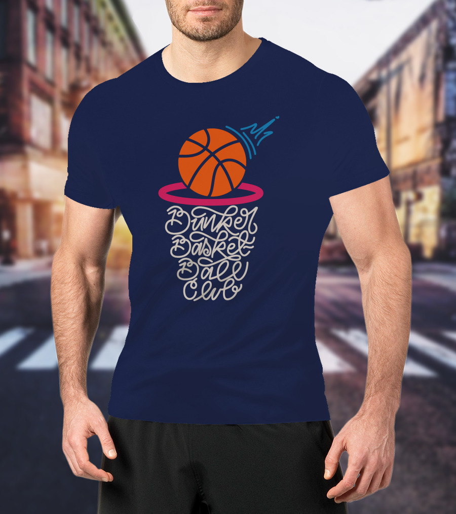 Bunker Branding Basketball Club Ball Net Script T-Shirt