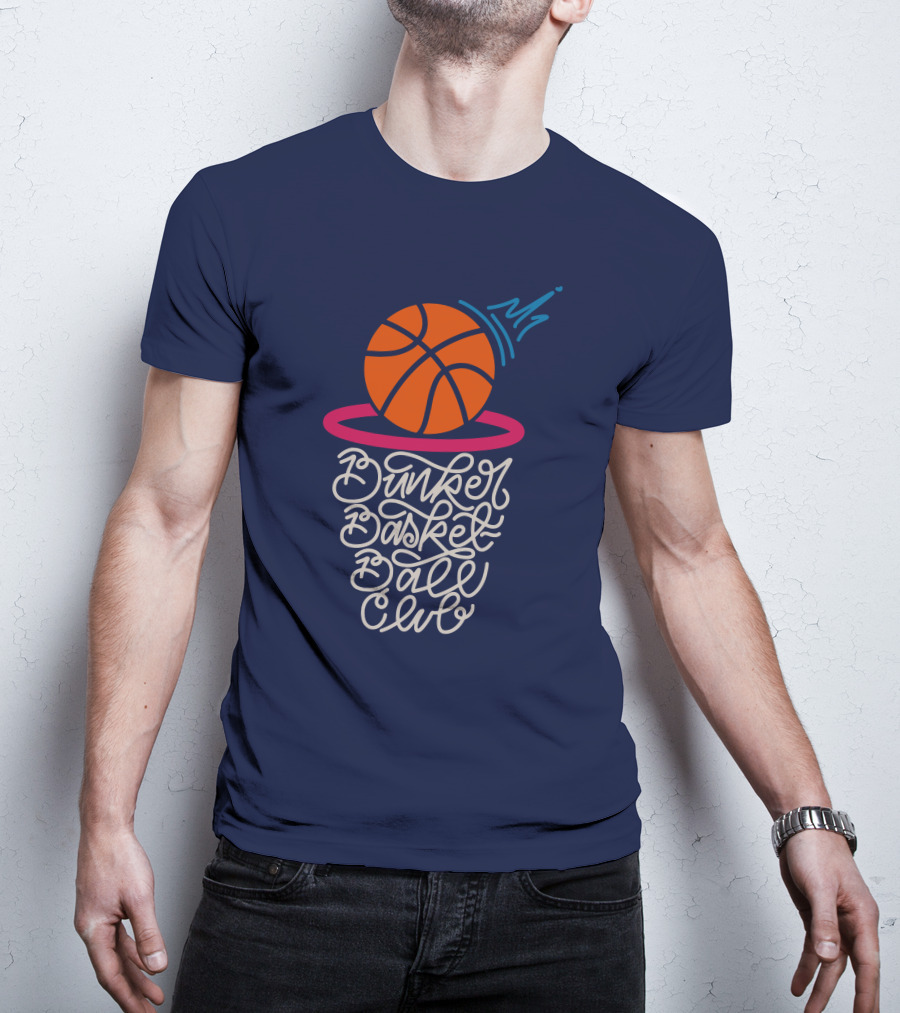 Bunker Branding Basketball Club Ball Net Script T-Shirt