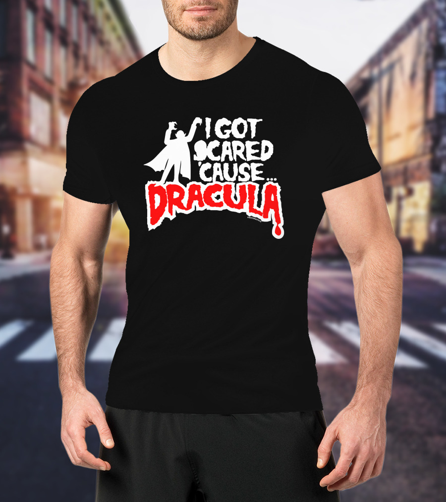 I Got Scared Cause Dracula Mmr Rock Merchandise T-Shirt