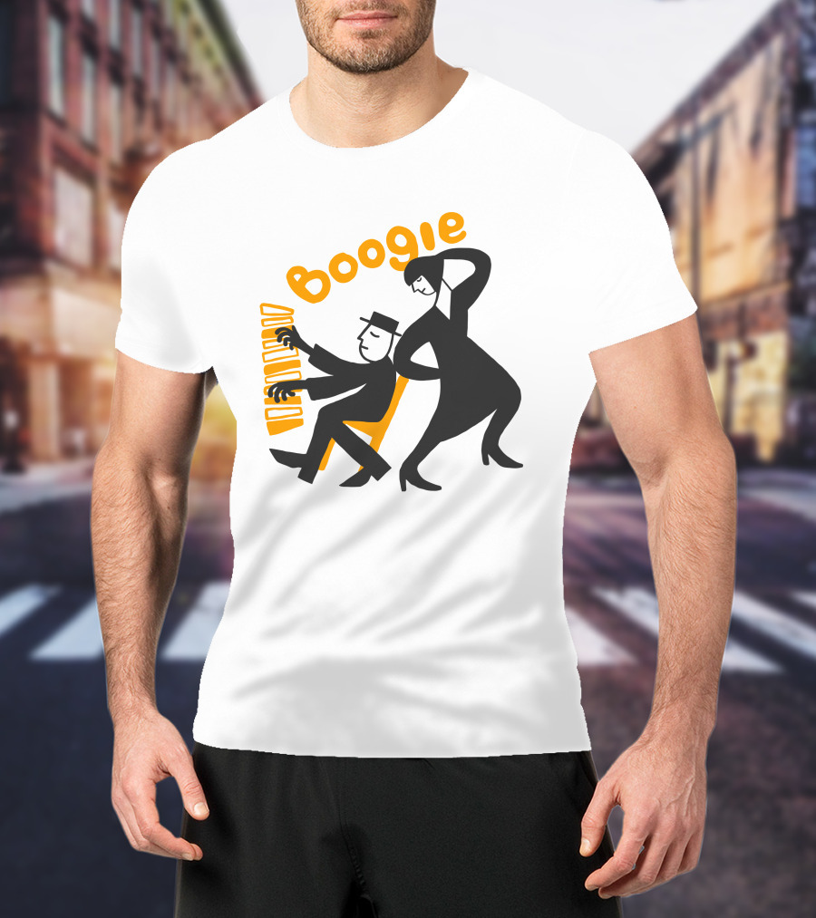 Woogie Boogie Music Dance Energetic Movement T-Shirt