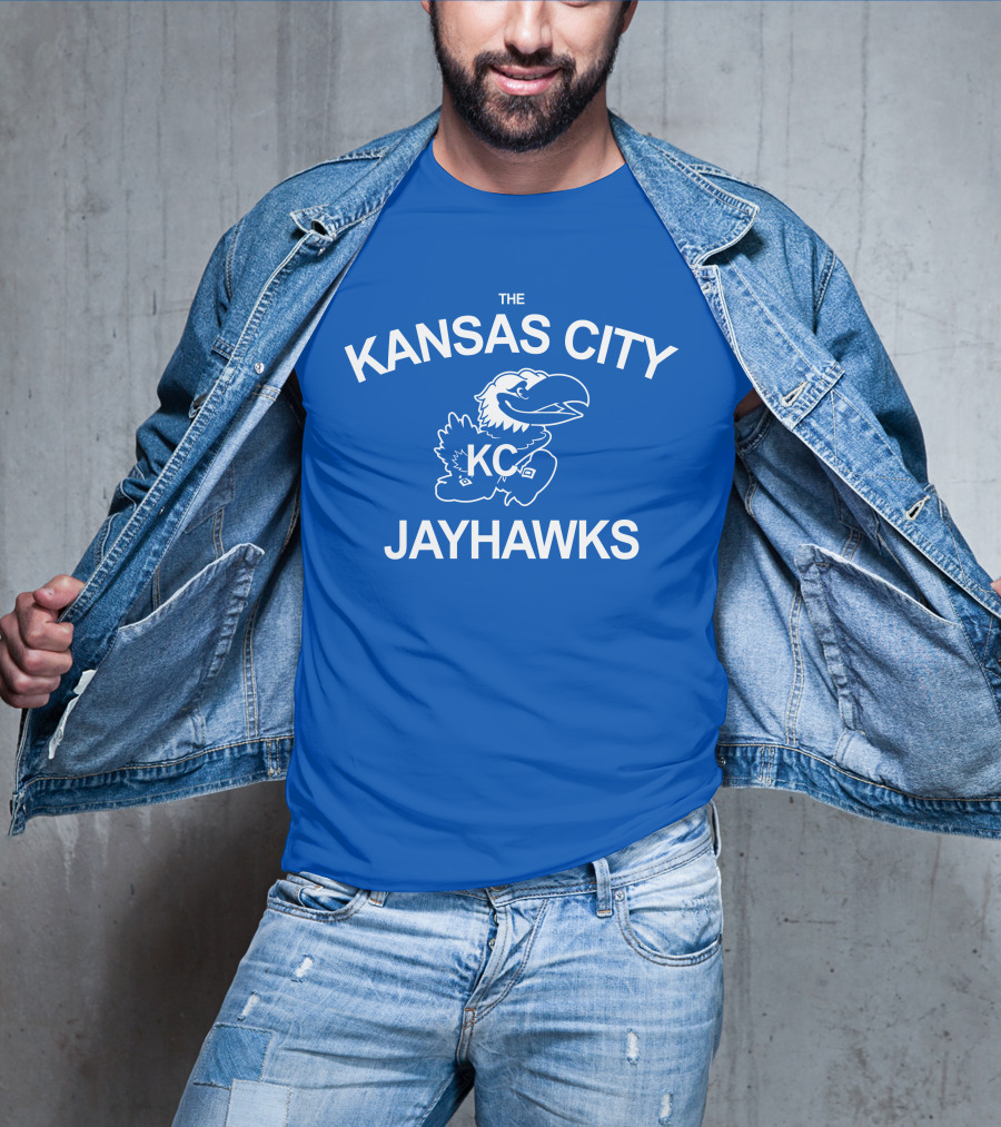 The Kansas City Jayhawks KC Raygun Clothing T-Shirt
