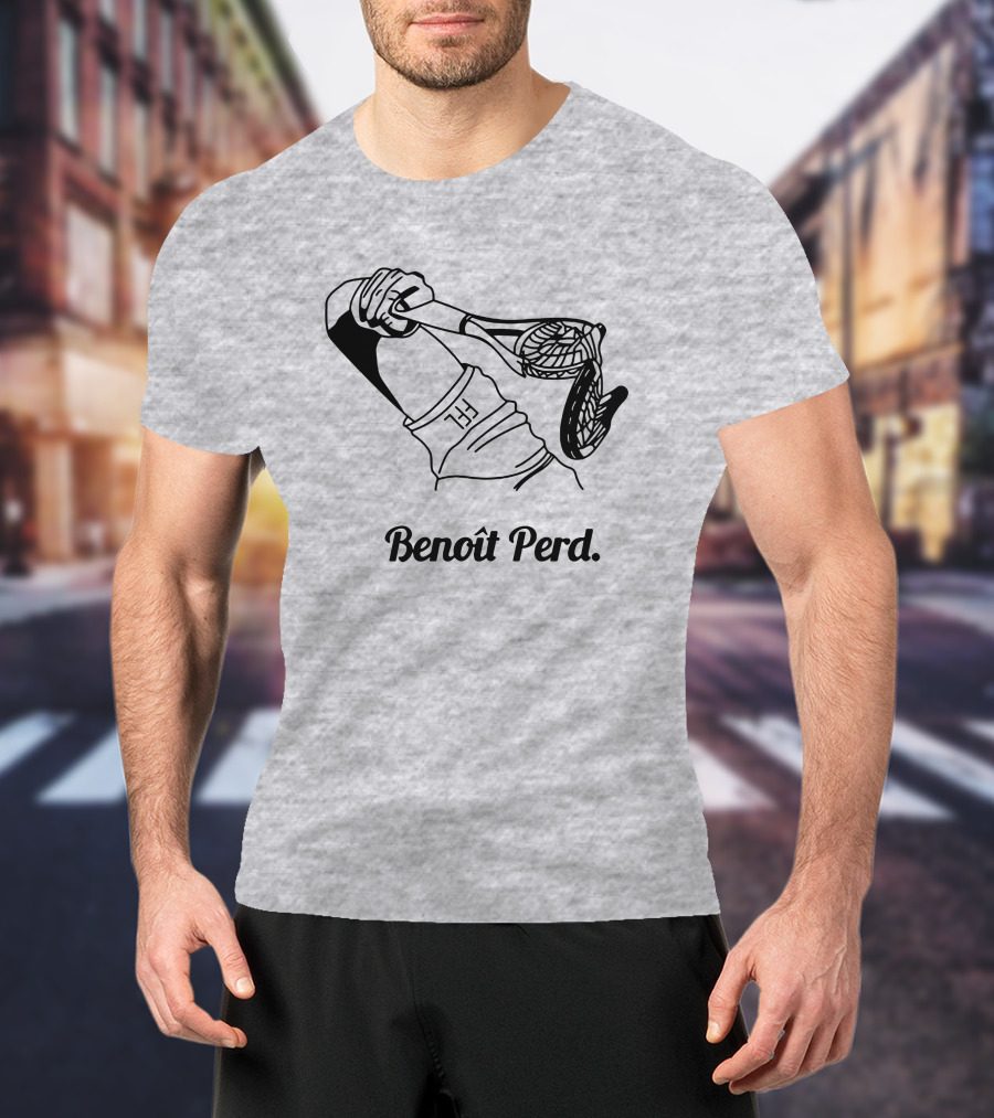 Benoît Perd Ffl Lose Merchandise Tennis Racket Image T-Shirt