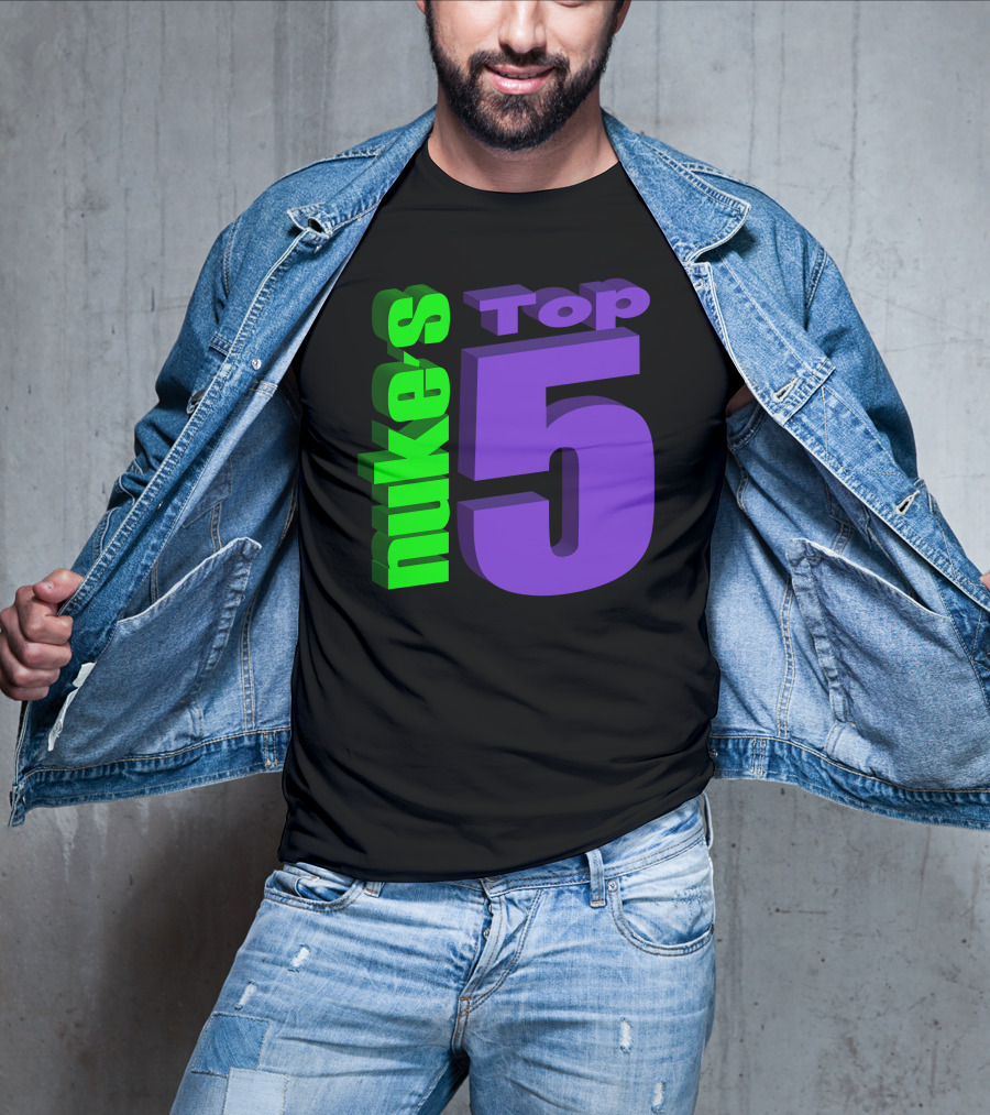 Nukestop5 Nuke's Top 5 Logo Merch T-Shirt