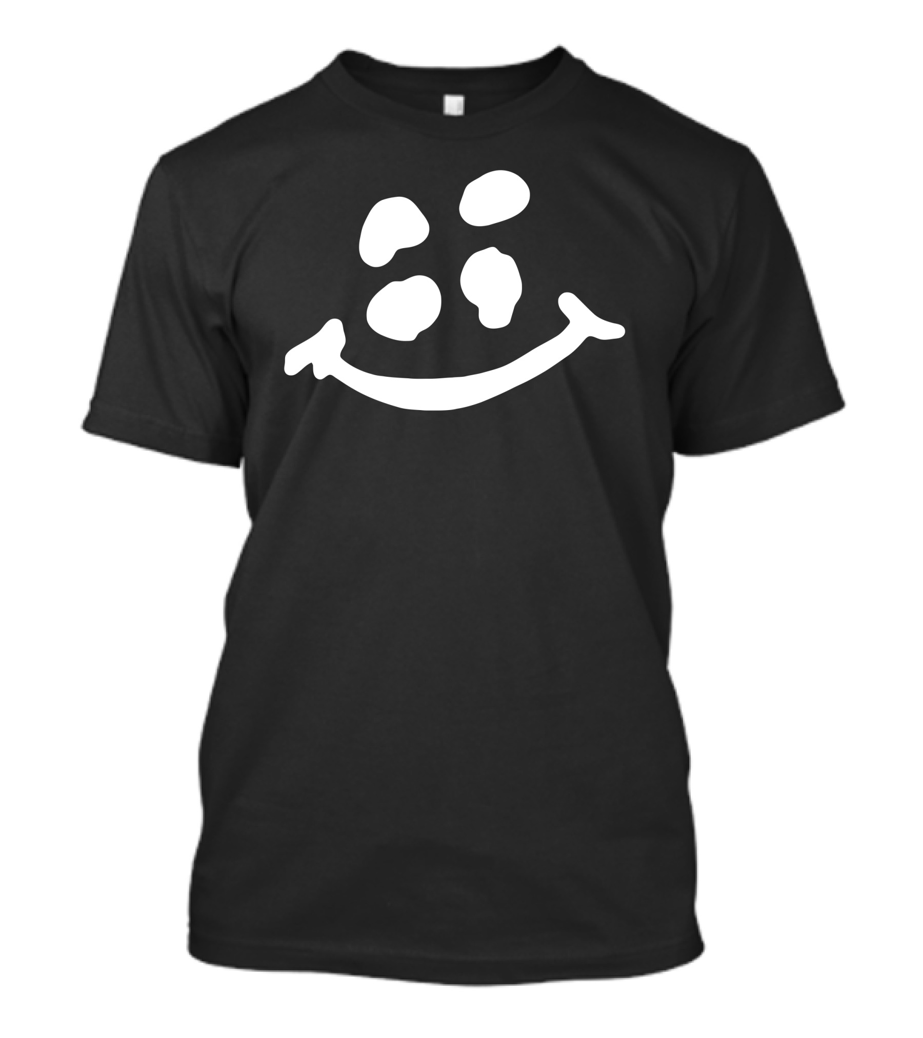 Patient Zero Black Smiley Acid Green Face T-Shirt