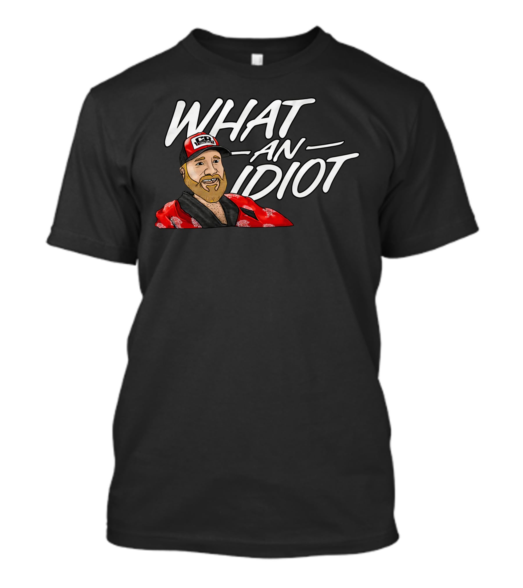 Brett Griffin What An Idiot Racer Hat Character T-Shirt