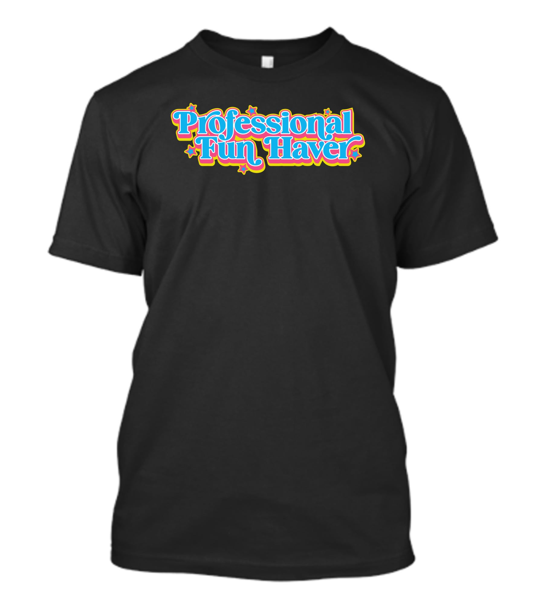 Dizzydyl Professional Fun Haver Colorful Star T-Shirt