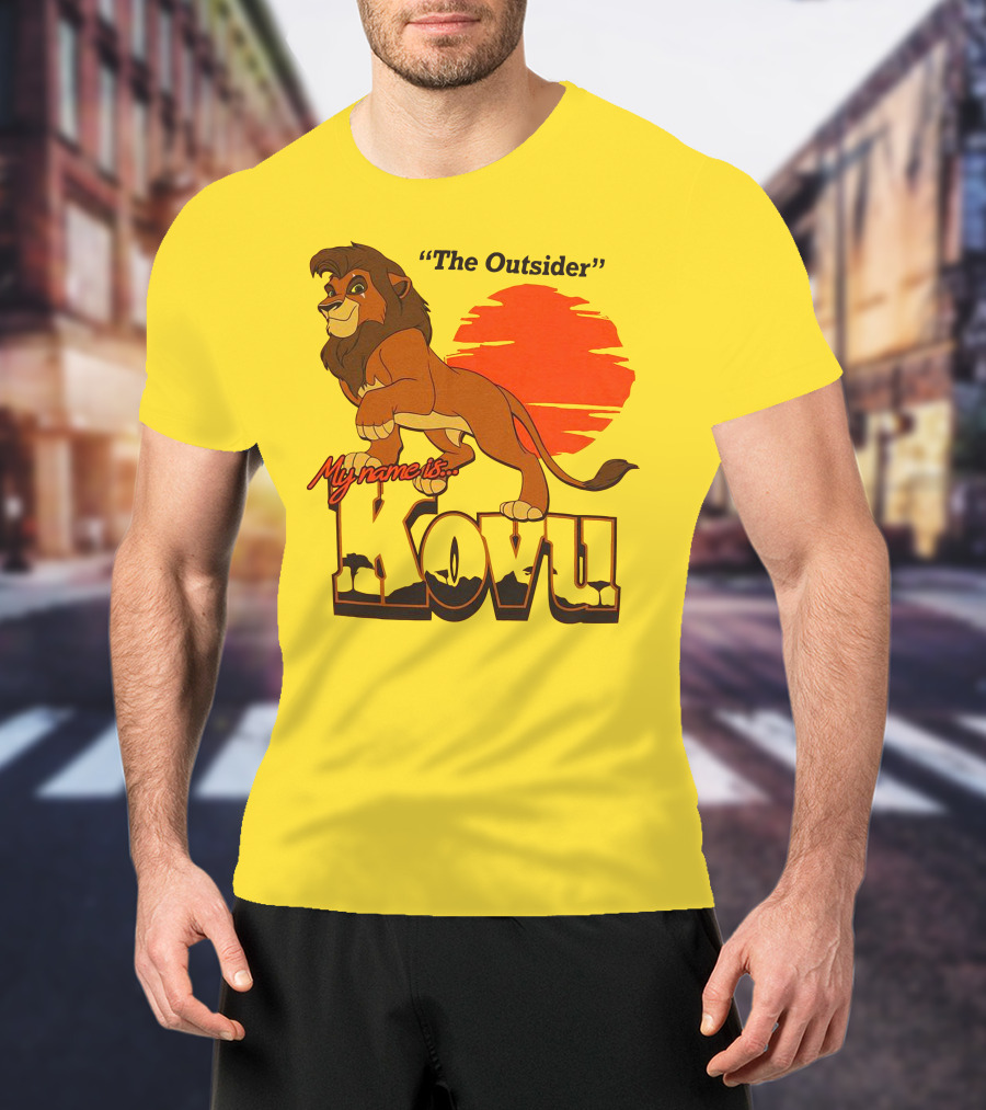 The Outsider My Name Is Kovu Lion King Character T-Shirt