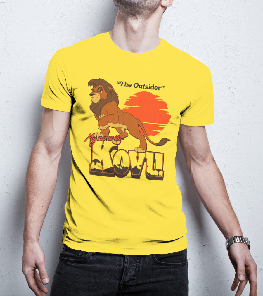 The Outsider My Name Is Kovu Lion King Character T-Shirt