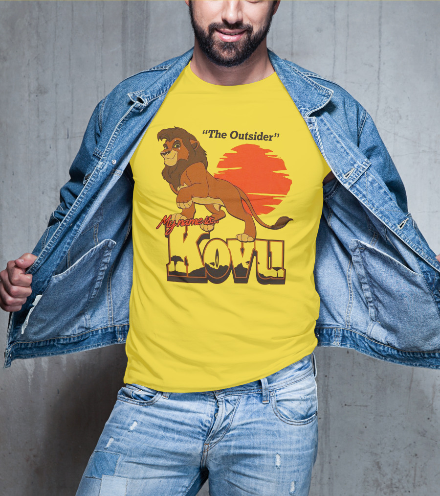 The Outsider My Name Is Kovu Lion King Character T-Shirt