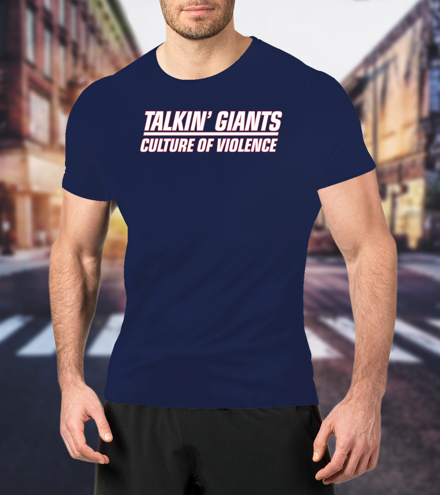 Jomboy Media Talkin' Giants Culture Of Violence T-Shirt