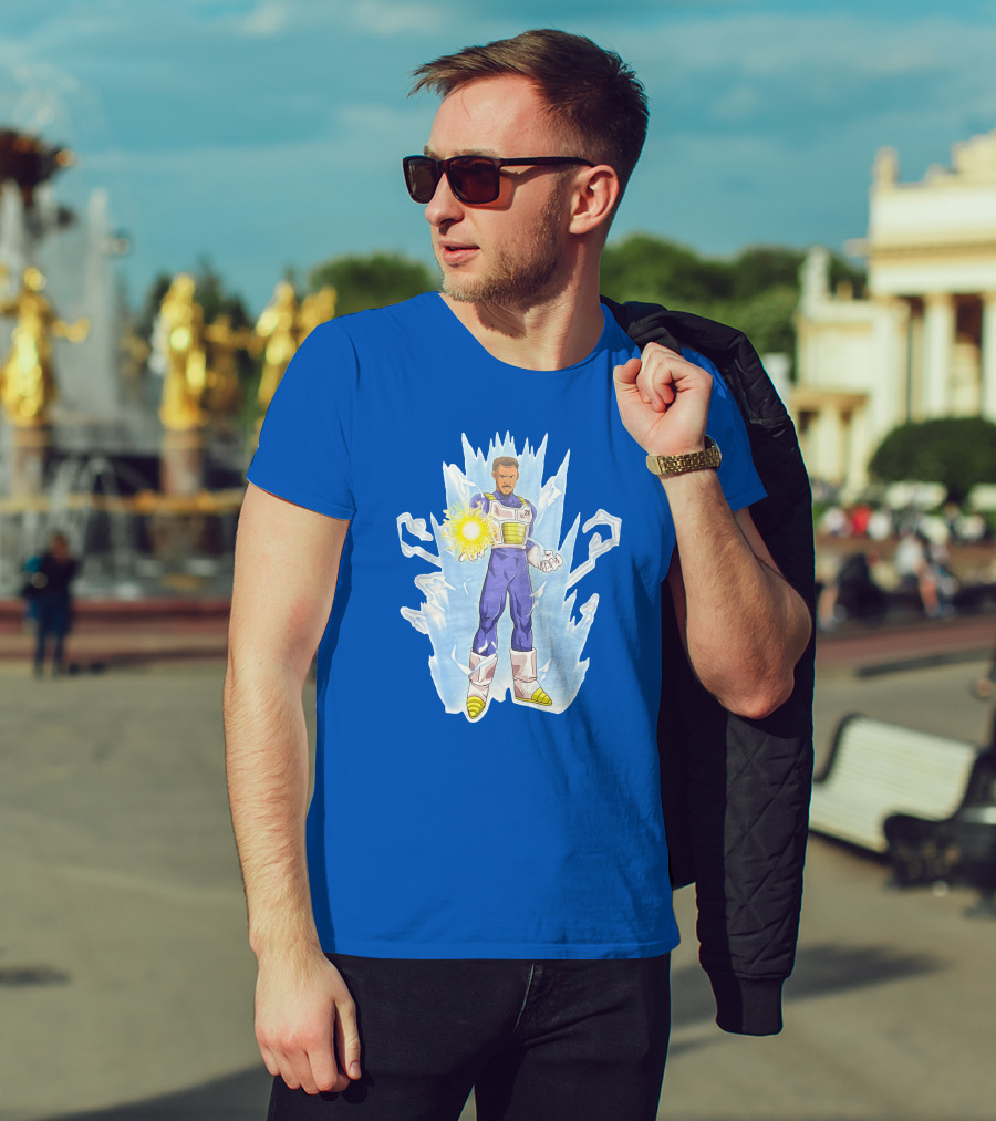 Josh Robbins Daniel Gafford Vegeta Super Saiyan Dragon Ball Z Power-Up T-Shirt
