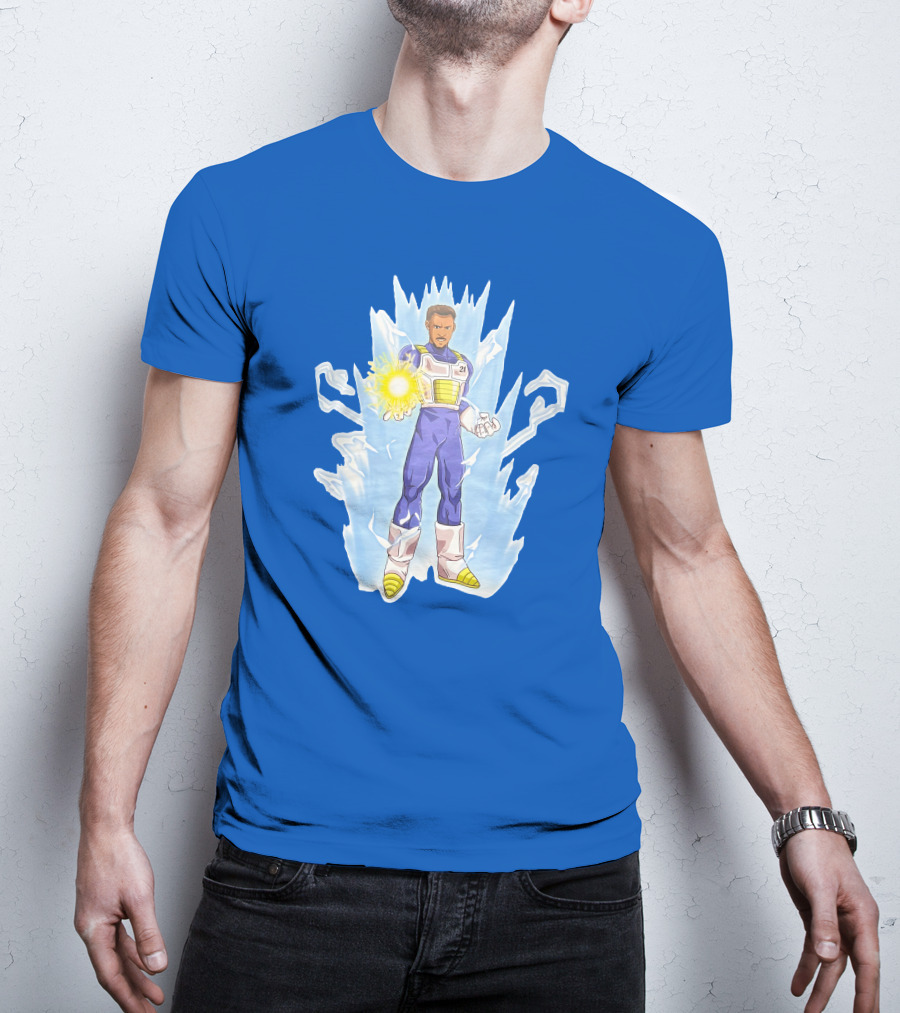 Josh Robbins Daniel Gafford Vegeta Super Saiyan Dragon Ball Z Power-Up T-Shirt