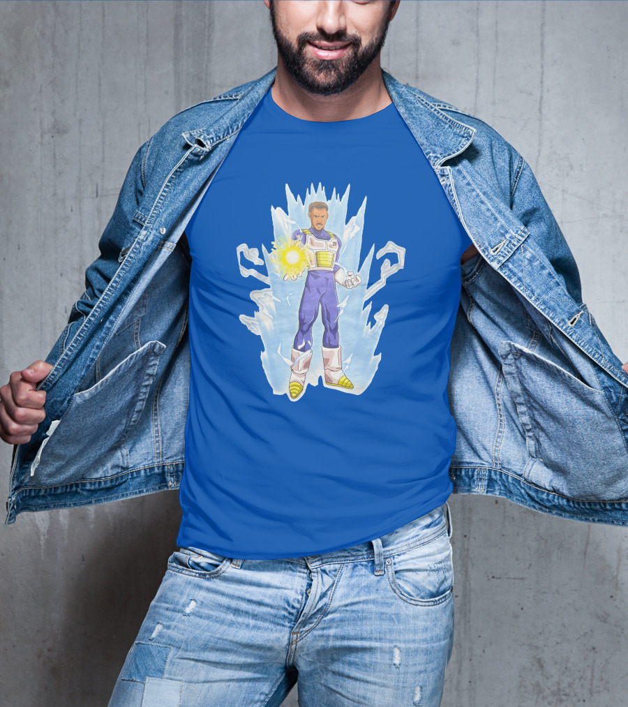 Josh Robbins Daniel Gafford Vegeta Super Saiyan Dragon Ball Z Power-Up T-Shirt