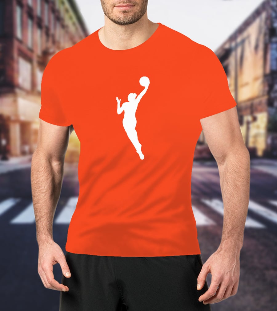 WNBA Orange Basketball T-Shirt