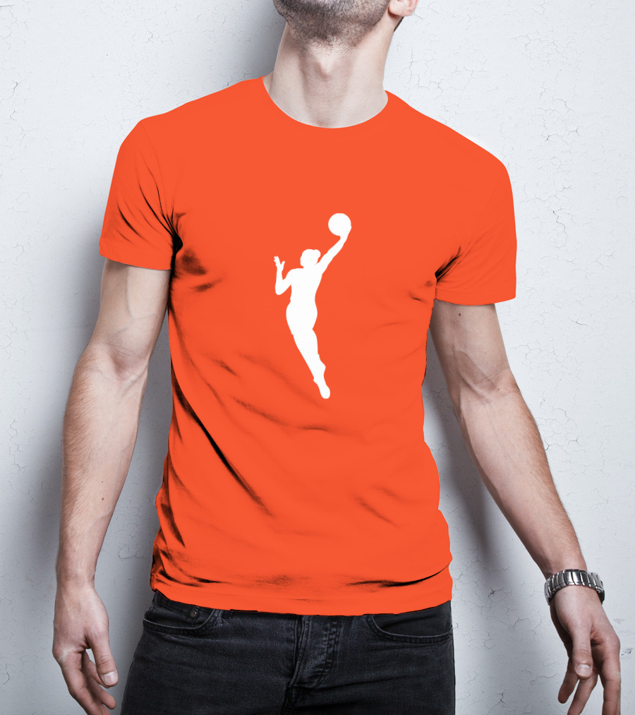 WNBA Orange Basketball T-Shirt