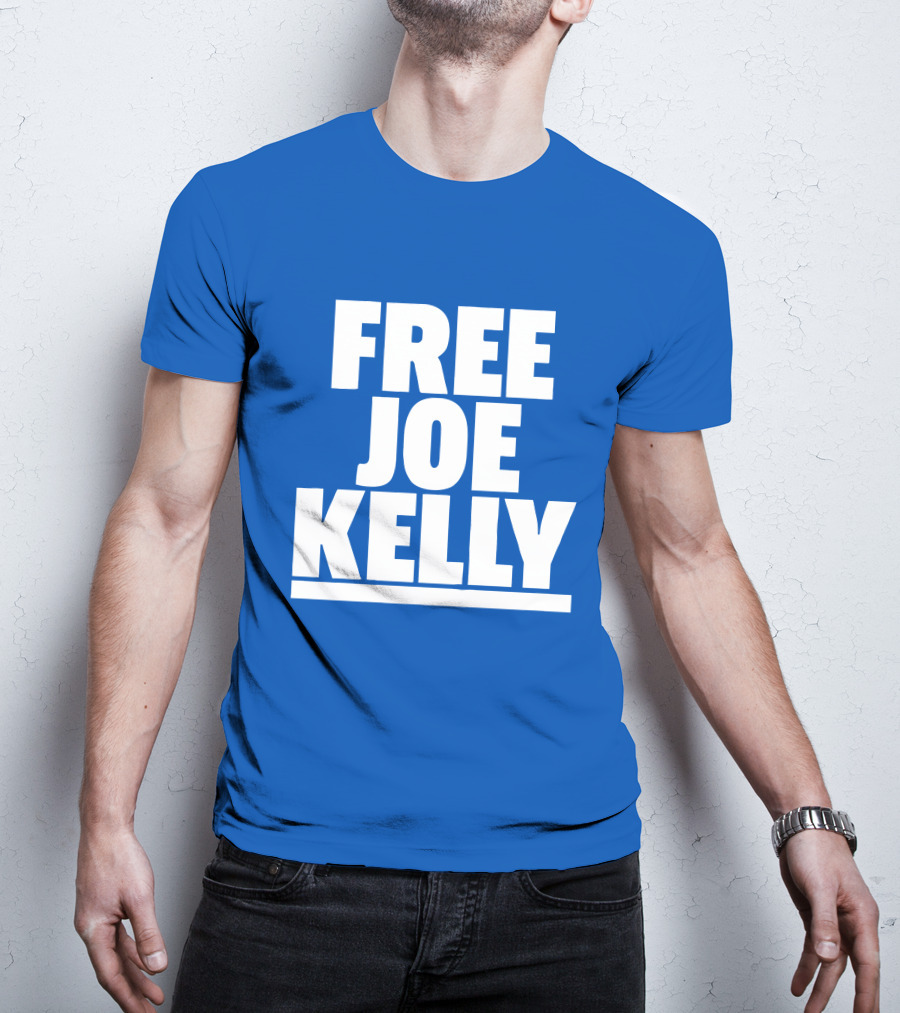 Free Joe Kelly Blue T-Shirt