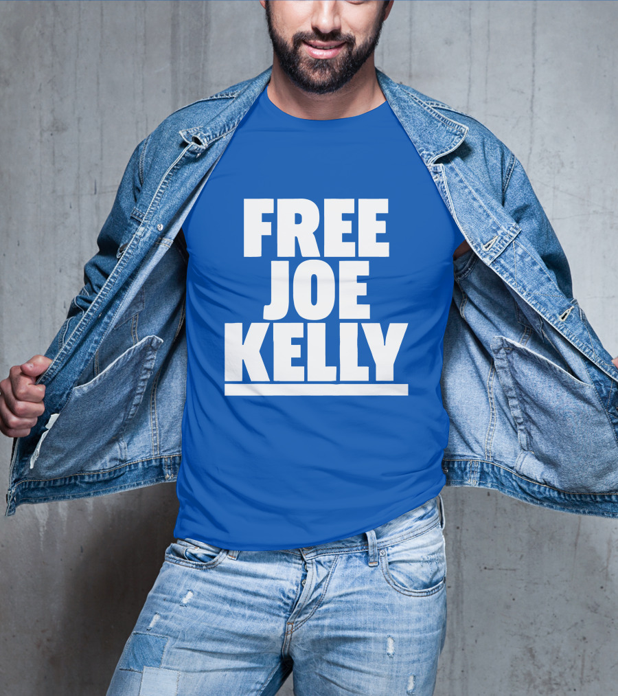 Free Joe Kelly Blue T-Shirt