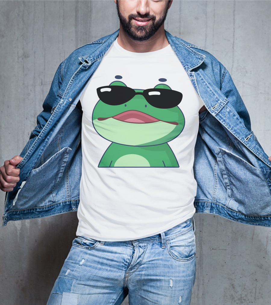 Boomerna Frog With Sunglasses T-Shirt