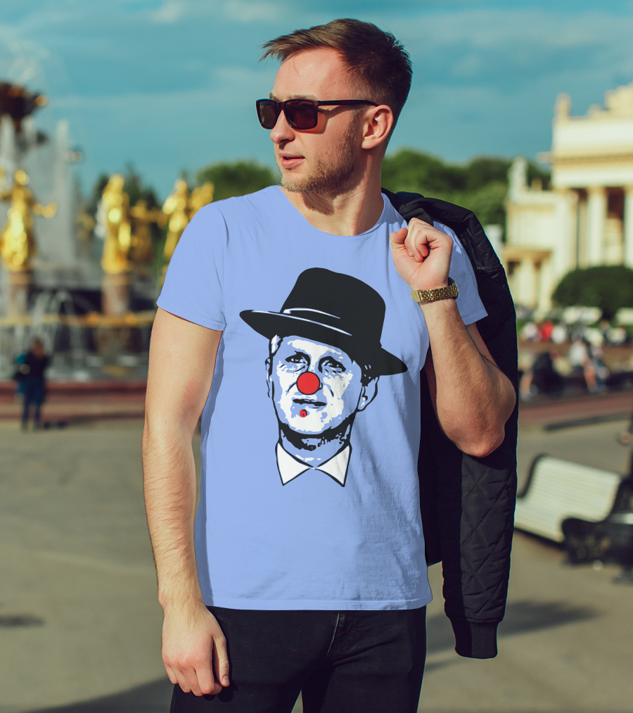 Michael Rapaport Clown Face With Hat And Red Nose T-Shirt