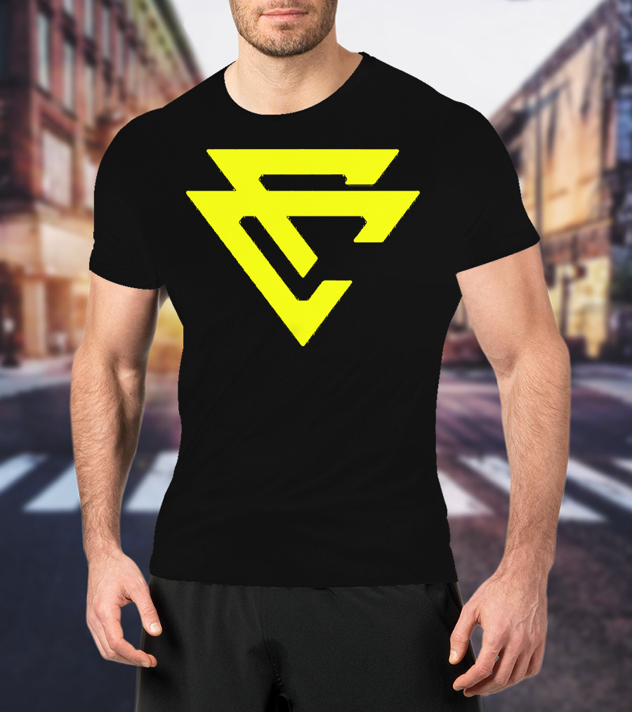 Capron Funk CF Logo Yellow And Black Merch T-Shirt
