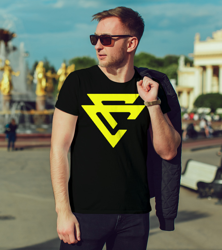 Capron Funk CF Logo Yellow And Black Merch T-Shirt