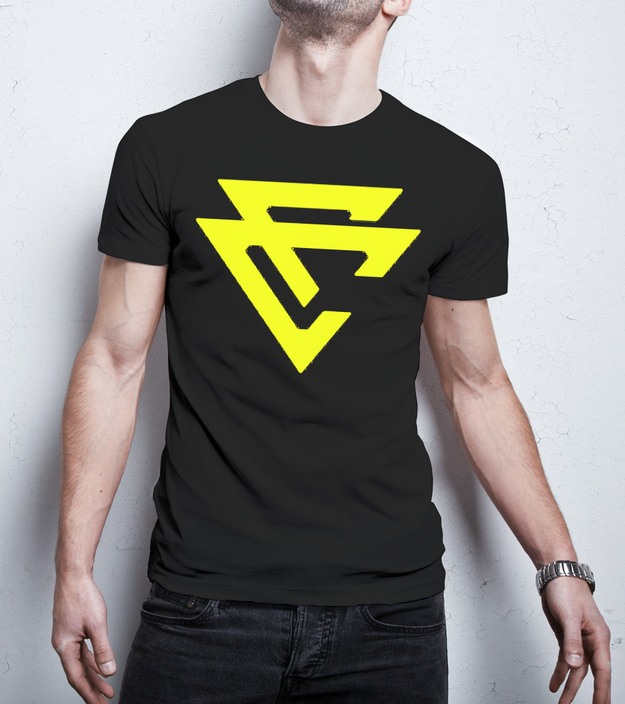 Capron Funk CF Logo Yellow And Black Merch T-Shirt