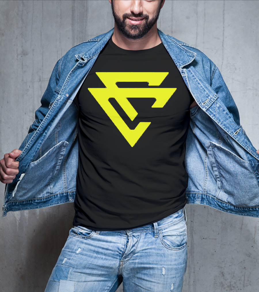 Capron Funk CF Logo Yellow And Black Merch T-Shirt